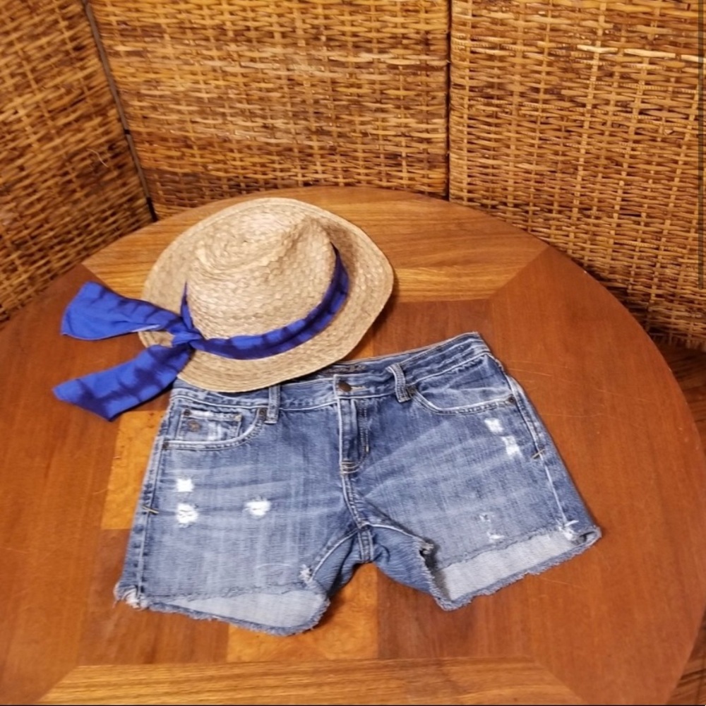 Abercrombie & Fitch blue jean shorts, vintage ‘92